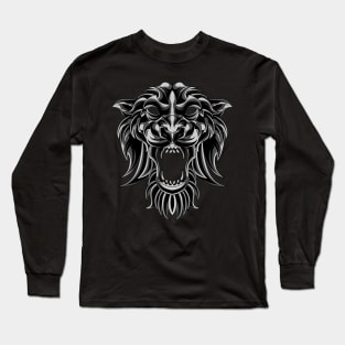 silver tiger mask Long Sleeve T-Shirt